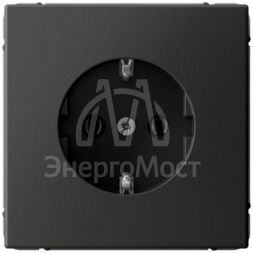 Розетка ArtGallery 16А с заземл. быстрозажим. клем. механизм базальт SE GAL001443S