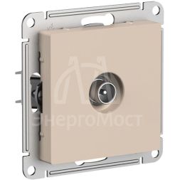 Розетка телевизионная TV AtlasDesign коннектор механизм песочн. SE ATN001293