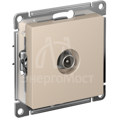 Розетка телевизионная TV AtlasDesign коннектор механизм песочн. SE ATN001293