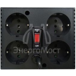 Стабилизатор напряжения TCA-2000 1000Вт 2000В.А черн. POWERCOM 808561