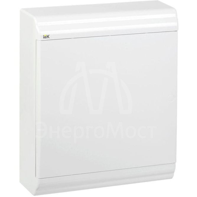 Бокс ЩРН-П-24 мод. навесной пластик IP41 PRIME бел. дверь IEK MKP82-N-24-WD-41-10