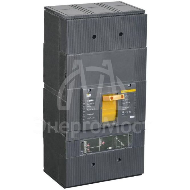 Выключатель автоматический 3п 1250А 50кА ВА 88-43 электр. расцеп. MP 211 IEK SVA61-3-1250