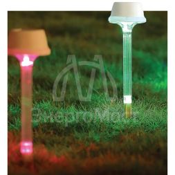 Светильник светодиодный SMD мультиколор уличный на солнечн. батарее аккум. AAA NI-MH 100мА.ч (уп.2шт) КОСМОС KOC_SOL108
