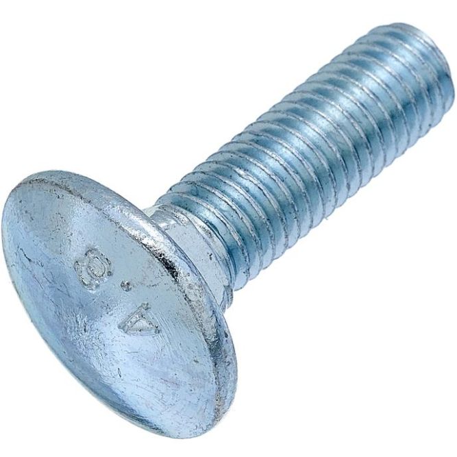 Болт М 6х20 DIN 603 цинк контейнер (уп.100шт) СТРОЙМЕТИЗ РС111873