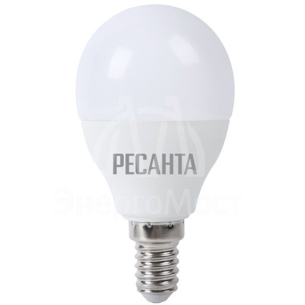 Лампа светодиодная РЕСАНТА LL-R-G45-7W-230-3K-E14
