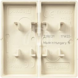 Панель лицевая Valena Life для 2-кл. выкл. сл. кость Leg 755021