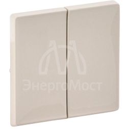 Панель лицевая Valena Life для 2-кл. выкл. сл. кость Leg 755021