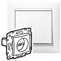 Механизм розетки 1-м СП Valena 2К 16А без заземл. бел. (DIY-упак.) Leg 694268