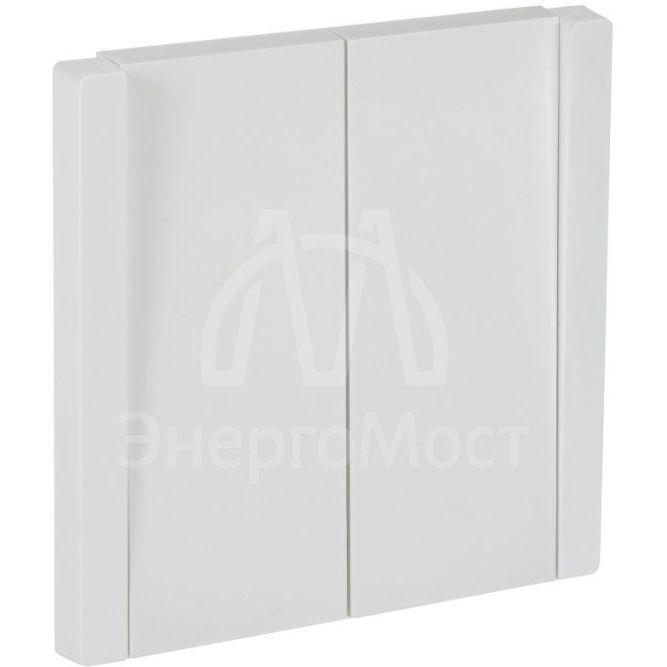 Выключатель проходной 2-кл. СП FORTE&amp;amp;PIANO 10А FP207 бел. IEK FP-V22-0-10-1-K01