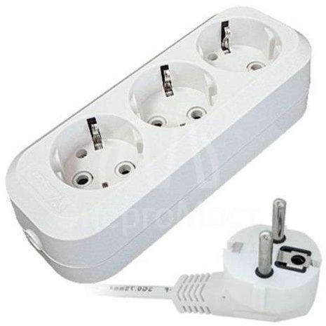 Удлинитель 3х5м с заземл. 13А IP20 Е-303 АБС-пл. ПВС 3х1 UNIVersal 9631978