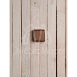 Выключатель 1-кл. ОП Октава 10А IP20 ВС20-1-0-ОД дуб IEK EVO10-K04-10-DC