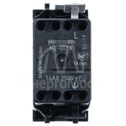 Механизм выключателя 1-кл. 1п 1мод. СП Zenit 16А IP20 с клавишей антрацит ABB 2CLA210100N1801