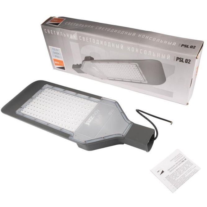 Светильник светодиодный PSL 02 150Вт 5000К IP65 GR AC85-265В (3года гарантии) уличный (Аналог ДКУ) JazzWay 5015845