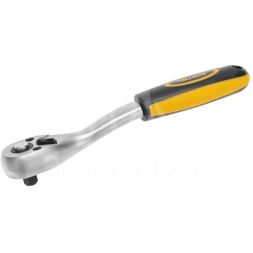 Ключ-трещотка для торцовых головок 1/4 СrV 72 зубца Kranz KR-12-8403