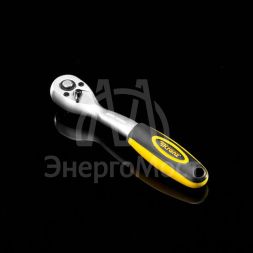 Ключ-трещотка для торцовых головок 1/4 СrV 72 зубца Kranz KR-12-8403