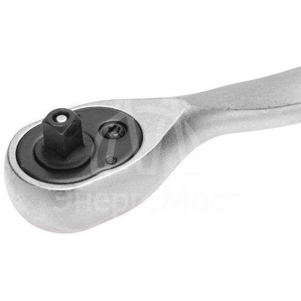 Ключ-трещотка для торцовых головок 1/4 СrV 72 зубца Kranz KR-12-8403