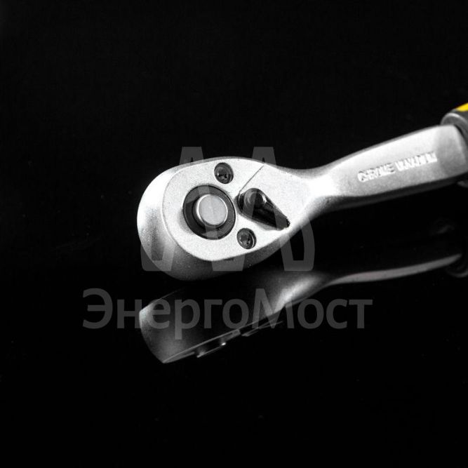 Ключ-трещотка для торцовых головок 1/4 СrV 72 зубца Kranz KR-12-8403