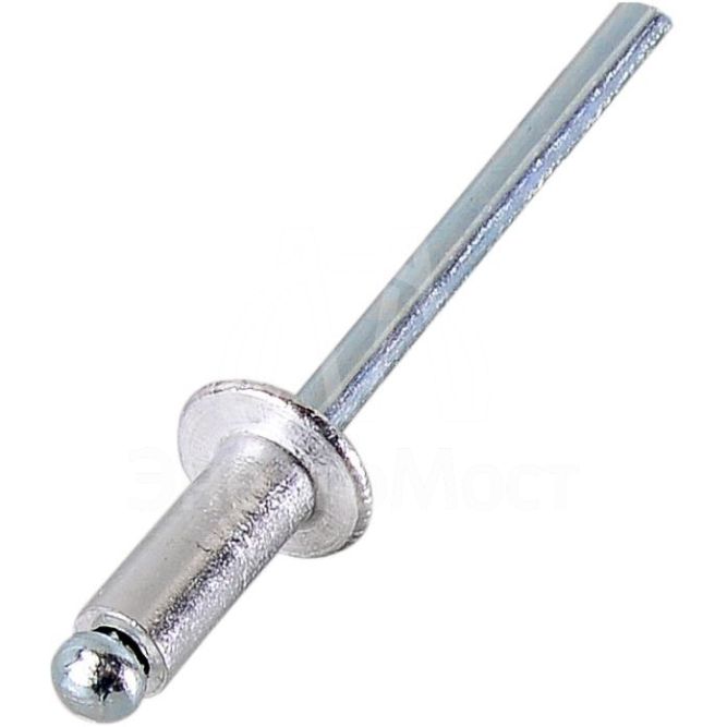 Заклёпки алюминиевые Вихрь 4,0х10 мм, 50 шт.