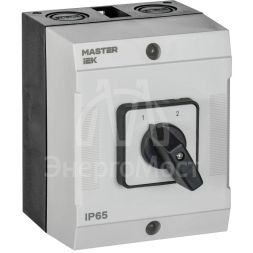 Переключатель кулачковый 16А (сх. 56) в боксе стандартная рукоятка IEK MI-CS20-016-056