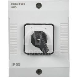 Переключатель кулачковый 16А (сх. 56) в боксе стандартная рукоятка IEK MI-CS20-016-056