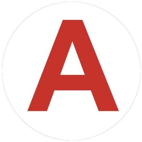 Этикетка самоклеящаяся INFO-LLP-129 50х50мм А для маркировки аварийных светильников Эра Б0069101
