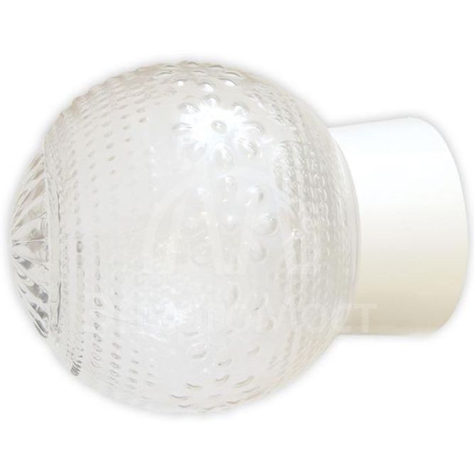 Светильник НББ 64-60-080 &amp;quot;Цветочек&amp;quot; d150 1х60Вт E27 IP20 корпус прямой бел. Элетех 1005100155