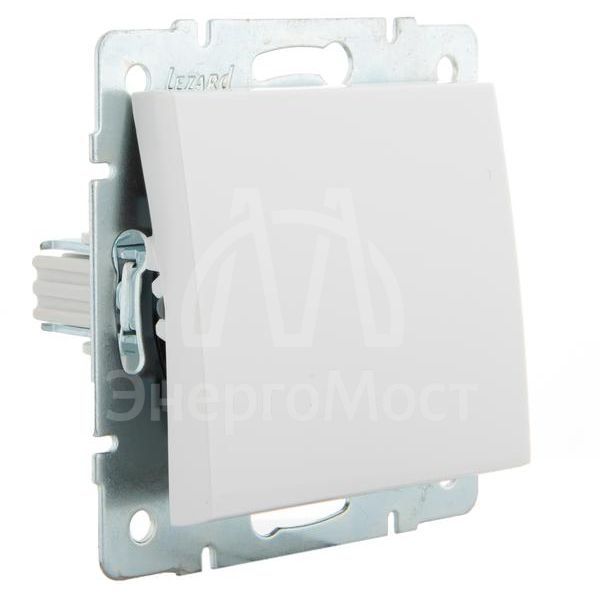 Выключатель 1-кл. СП Rain IP20 механизм бел. LEZARD 703-0288-100