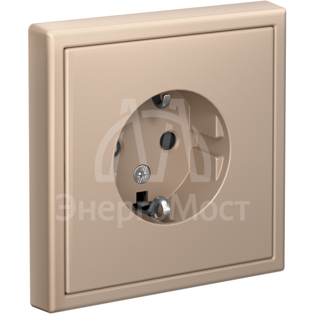 Розетка ArtGallery 16А с заземл. защ. шторки механизм песочн. SE GAL001245