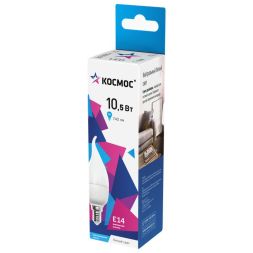 Лампа светодиодная CW 10.5Вт 4500К E14 174-265В КОСМОС LkecLED10.5wCWE1445