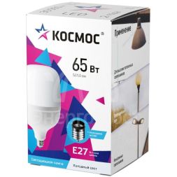 Лампа светодиодная высокомощная HWLED 65Вт 6500К E27 220В Космос LksmHWLED65WE2765