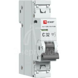 Выключатель автоматический 1п 32А (C) 6кА ВА 47-63N PROxima EKF M636132C