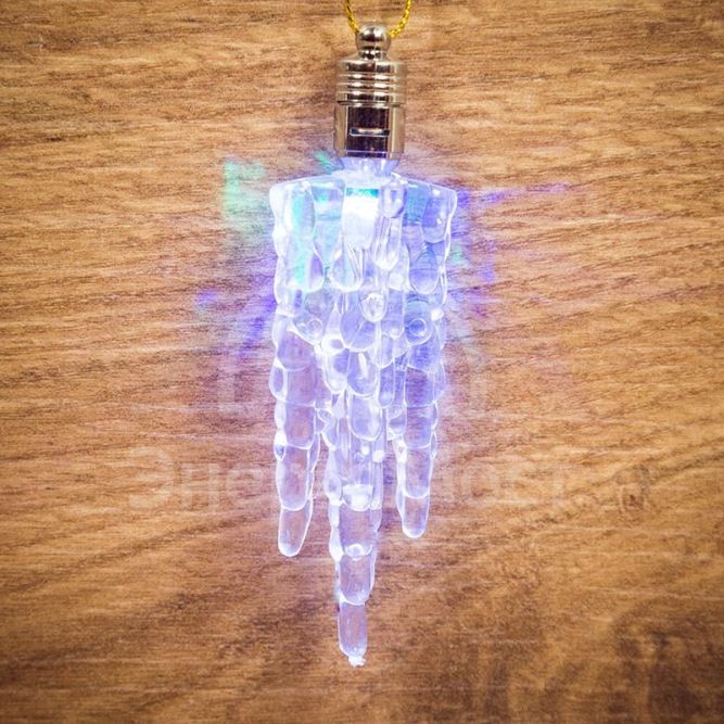 Фигура светодиодная подвесная &amp;quot;Сосулька&amp;quot; 10х3см Neon-Night 501-093