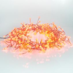 Гирлянда &amp;quot;Мишура LED&amp;quot; 6м 576LED красн. прозр. провод 35Вт 220В IP20 NEON-NIGHT 303-612