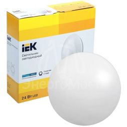 Светильник светодиодный ДПБ 1003 24Вт 4000К IP20 круг бел. IEK LDPB0-1003-24-4000-K01