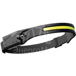 Фонарь аккумуляторный налобный AccuFH3-L3W/L3W-FLEX 3Вт COB+3Вт XPE 1200мАч с функцией управления жестами 5 режимов ФАZА 5044937