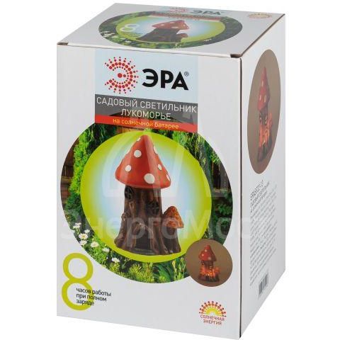 Светильник уличный ERASF22-13 Лукоморье на солнечных батареях садовый 23см ЭРА Б0053362
