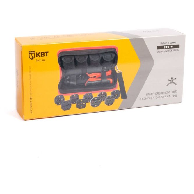 Набор в сумке СТО+9 серия QUICK PRO КВТ 90778