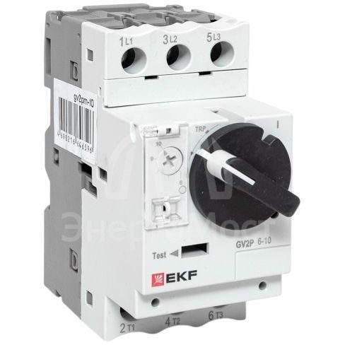 Выключатель автоматический для защиты двигателя GV2P 6.3-10А EKF gv2pm-10