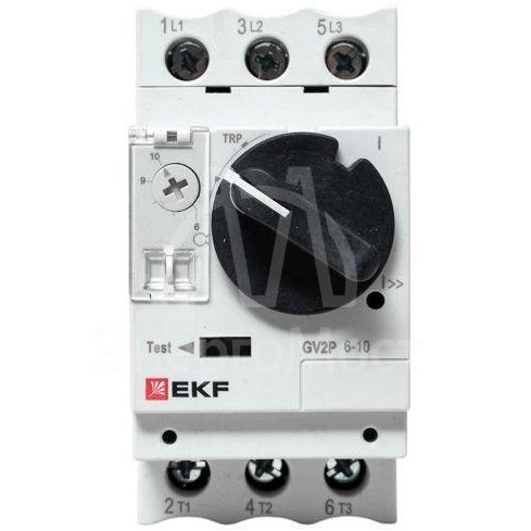 Выключатель автоматический для защиты двигателя GV2P 6.3-10А EKF gv2pm-10