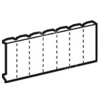 Заглушка для щитков Practibox 13мод. бел. Leg 001662