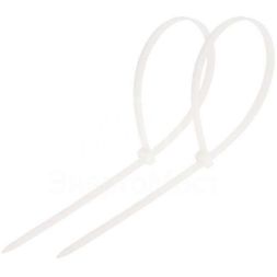 Хомут кабельный 7.6х200 нейл. бел. (уп.100шт) Rexant 07-0202