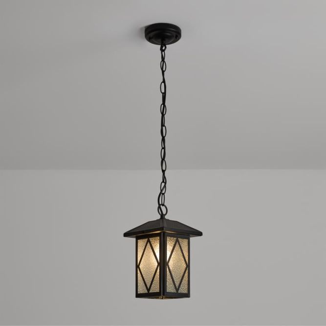 Светильник Cruz 1х40Вт E27 IP44 подвесной Voltega VGL7215PL-01B