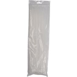 Хомут кабельный PCT 4.8х350-100WH 4.8х350 PA6.6 бел.(уп.100шт) JazzWay 5054066