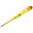 Отвертка индикаторная 100-500В 140мм желт. ручка КУРС 56501