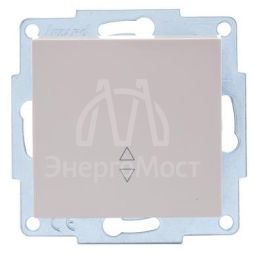 Механизм выключателя проходн. 1-кл.СП VESNA кремов. LEZARD 742-0388-105