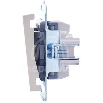 Механизм выключателя проходн. 1-кл.СП VESNA кремов. LEZARD 742-0388-105