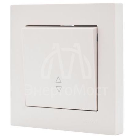 Механизм выключателя проходн. 1-кл.СП VESNA кремов. LEZARD 742-0388-105