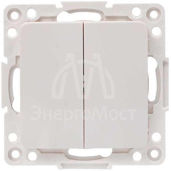 Механизм переключателя проходного 2-кл. Стокгольм 10А бел. PROxima EKF EYV10-027-10