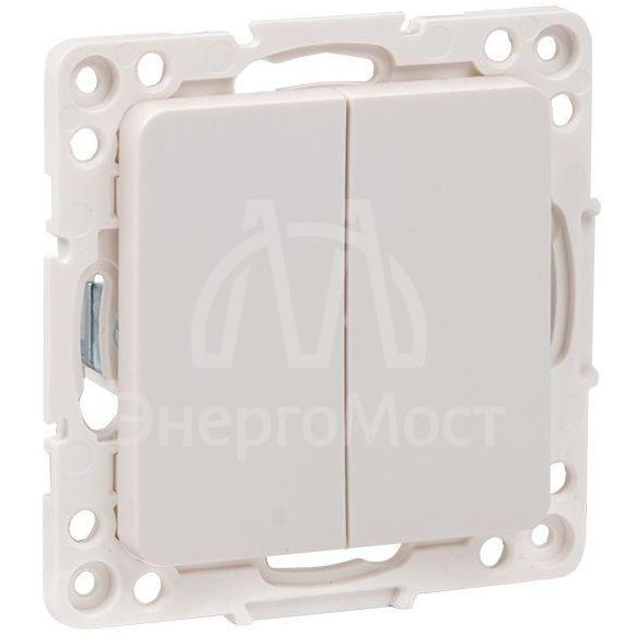 Механизм переключателя проходного 2-кл. Стокгольм 10А бел. PROxima EKF EYV10-027-10