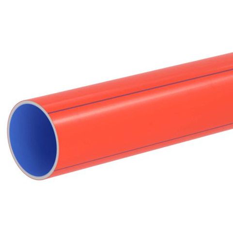 Труба гладкостенная трехслойная полимерная d110мм SN8 (уп.12м) красн. DKC 31105312SN8